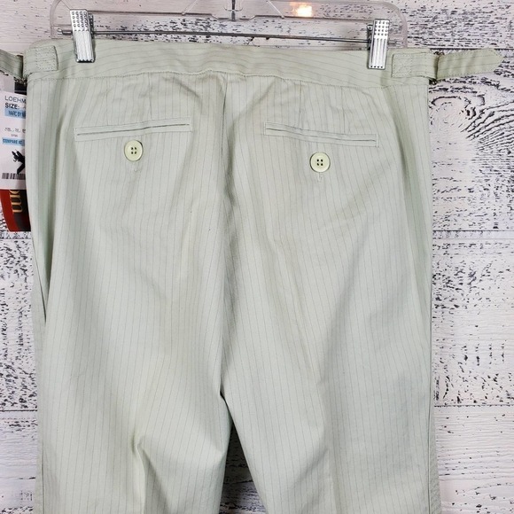 Marc by Marc Jacobs Faded Celadon Pin Striped Business Casual Pants Size 8 - Picture 10 of 12